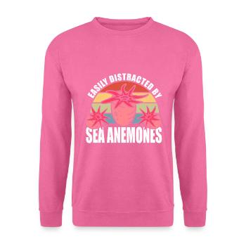 Cadeau d’anémones de mer - Sweat-shirt Unisexe - rose - Devant