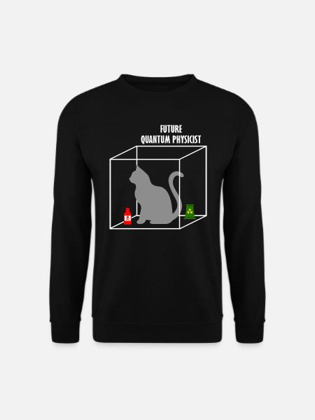 Quantenphysik Wissenschaft Student Physiker Geschenk - Unisex Pullover - Schwarz