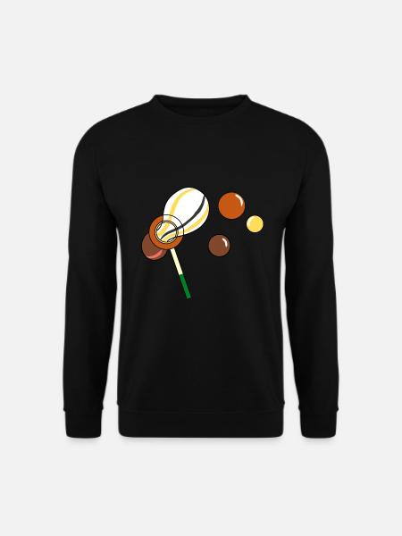 Gay Bear Bubbles Gay Bear Pride - Unisex Pullover - Schwarz