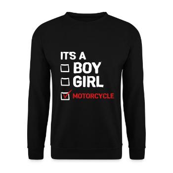 Tiny House - Unisex Pullover - Schwarz - Vorne - Alina (178cm) & Michal (187cm)