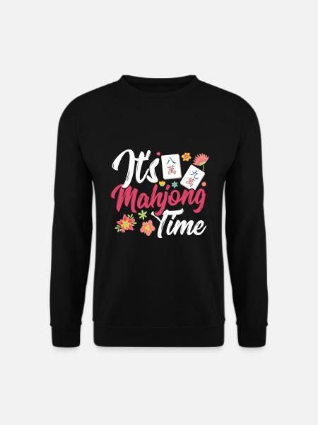 Gift for Mahjong Fans - Unisex Sweatshirt - black