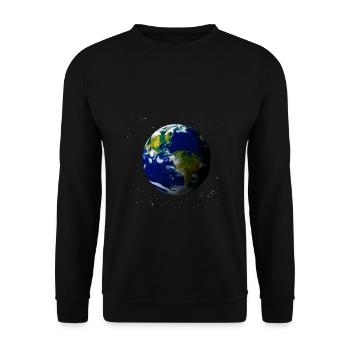 Erde - Unisex Pullover - Schwarz - Vorne - Alina (178cm) & Michal (187cm)