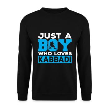 Cadeau pour les amateurs de Kabaddi - Sweat-shirt Unisexe - noir - Devant - Alina (178cm) & Michal (187cm)