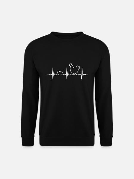 Pouls poulet poule poulailler poulailler - Sweat-shirt Unisexe - noir