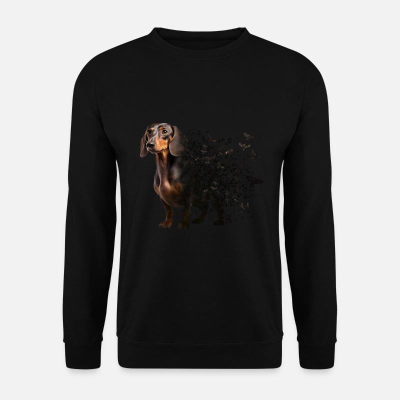 Dackel - Unisex Pullover - Schwarz