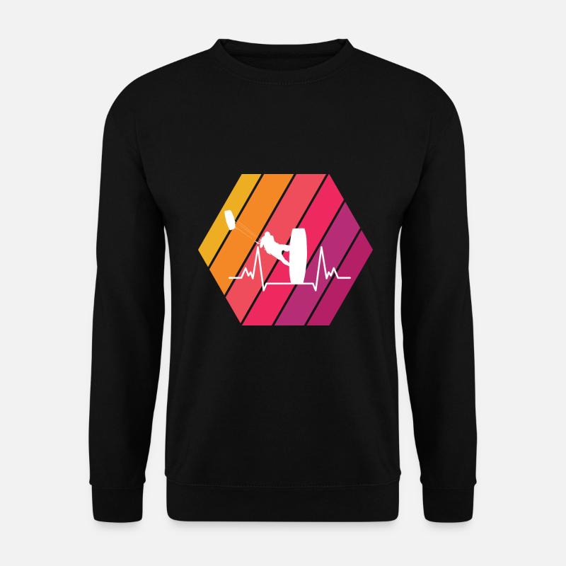 Kitesurfing - Unisex Pullover - Schwarz