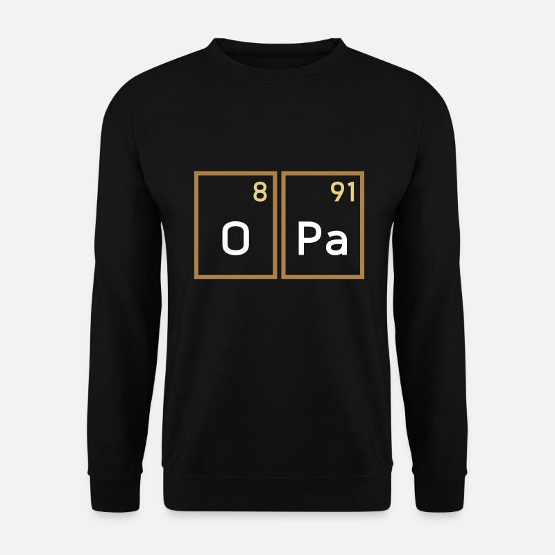 Opa (Sauerstoff, Palladium) - Unisex Pullover - Schwarz