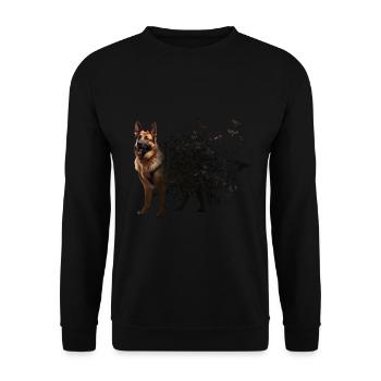 Berger allemand - Sweat-shirt Unisexe - noir - Devant - Alina (178cm) & Michal (187cm)