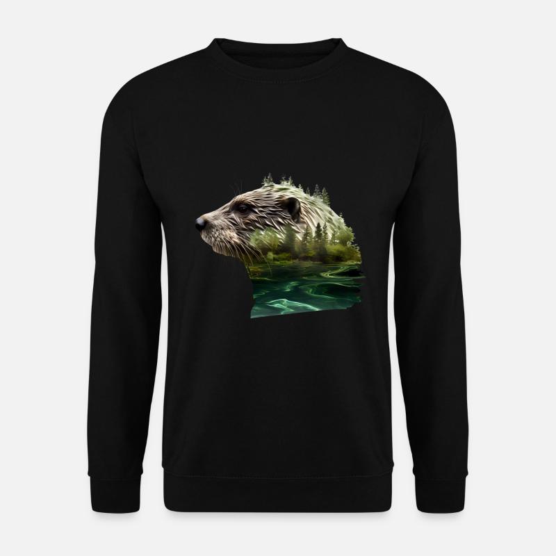 Otter - Unisex Pullover - Schwarz
