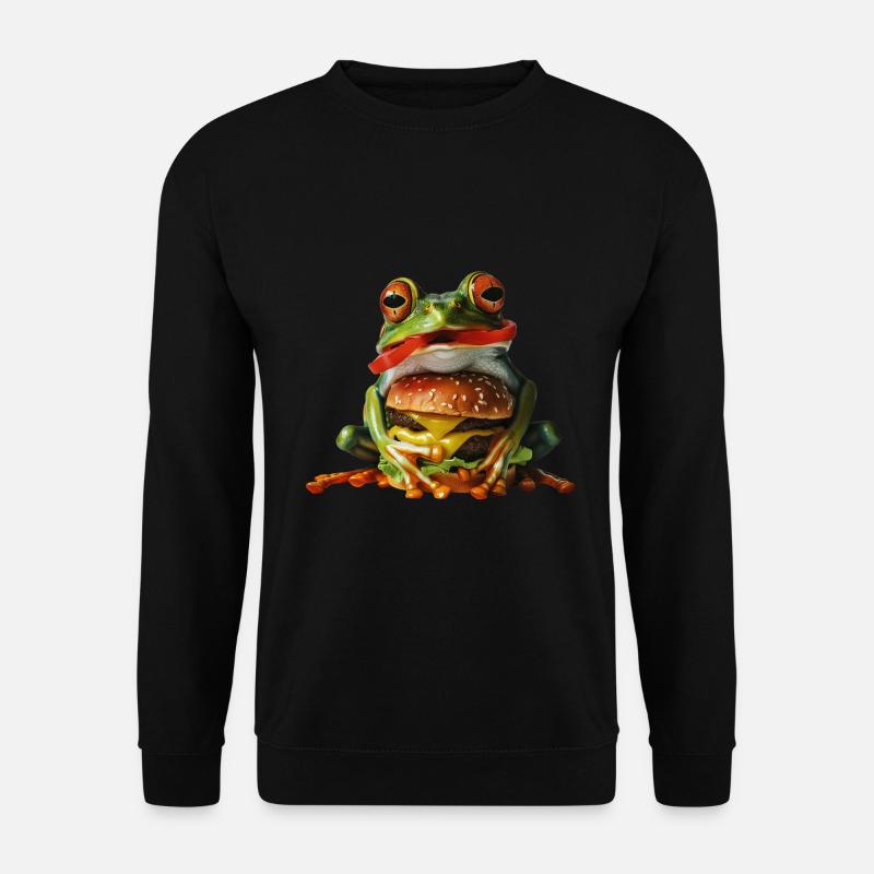 Frosch - Unisex Pullover - Schwarz
