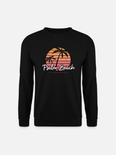 Psalm Beach (1) - Summer badge Psalm 139 - Unisex Pullover - Schwarz