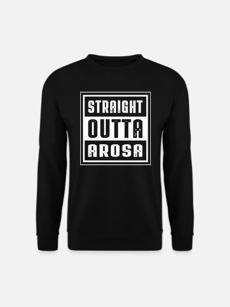 STRAIGHT OUTTA AROSA - Unisex Sweatshirt - black