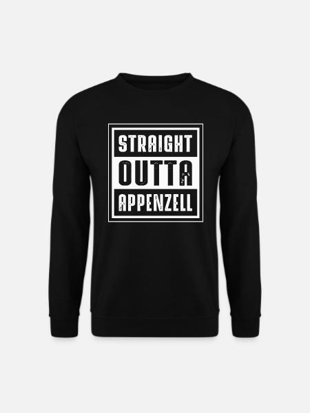 STRAIGHT OUTTA APPENZELL - Unisex Sweatshirt - black