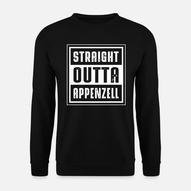 STRAIGHT OUTTA APPENZELL - Unisex Sweatshirt - black