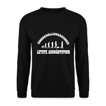 célibataire - Sweat-shirt Unisexe - noir - Devant - Alina (178cm) & Michal (187cm)