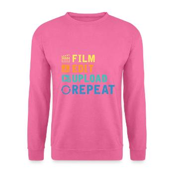 Filmemacher Editor Kameramann Youtuber Filmemacher - Unisex Pullover - Pink - Vorne