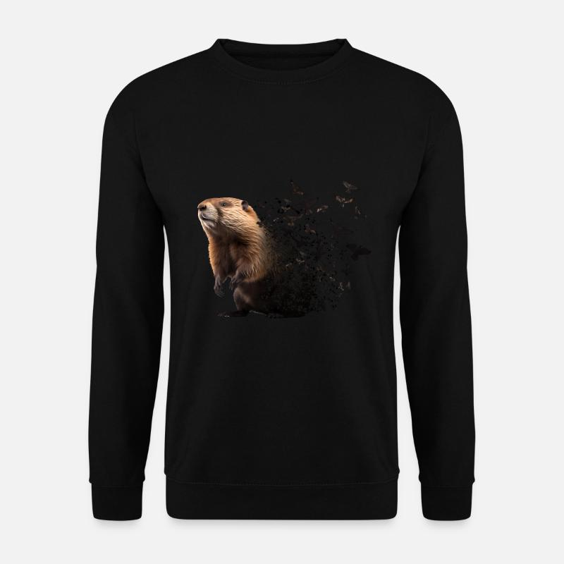 Beaver - Unisex Sweatshirt - black