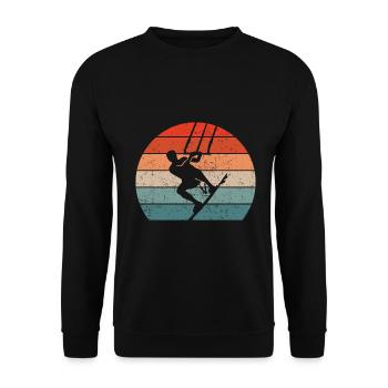 Kitesurfing - Unisex Pullover - Schwarz - Vorne - Alina (178cm) & Michal (187cm)