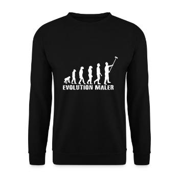 Painter - Unisex Sweatshirt - black - Front - Alina (178cm) & Michal (187cm)
