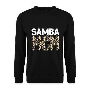 Samba - Unisex Pullover - Schwarz - Vorne - Alina (178cm) & Michal (187cm)