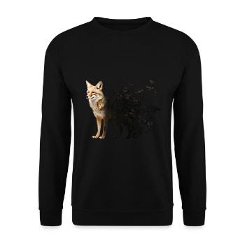 Chacal - Sweat-shirt Unisexe - noir - Devant - Alina (178cm) & Michal (187cm)