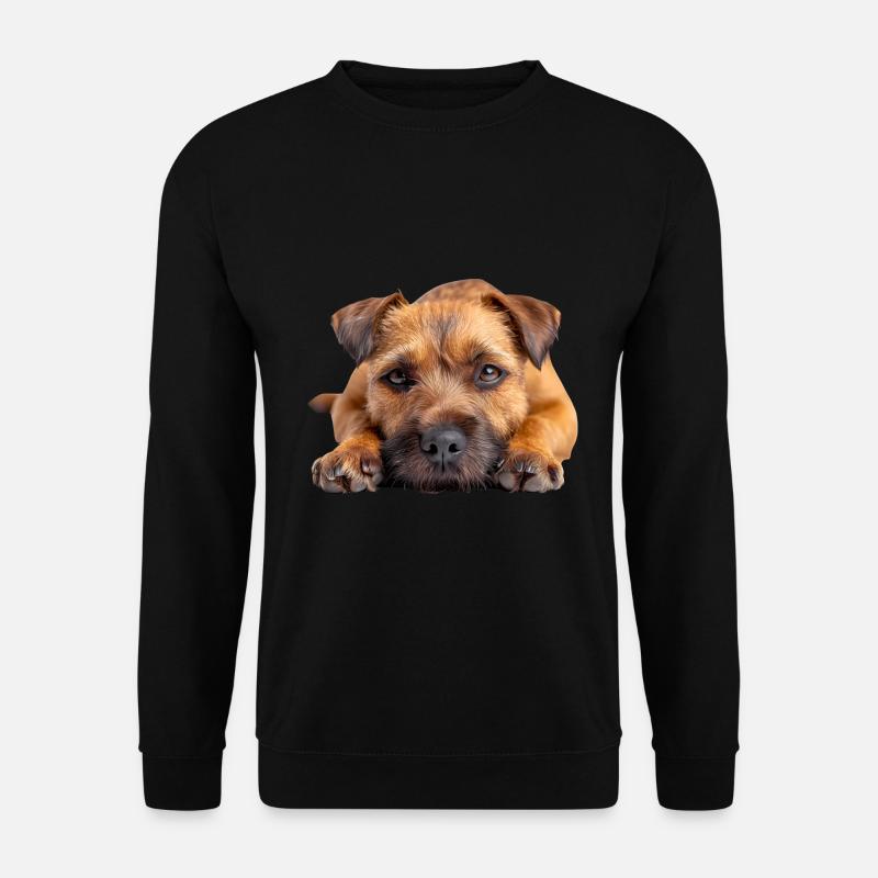 Border Terrier - Unisex Pullover - Schwarz