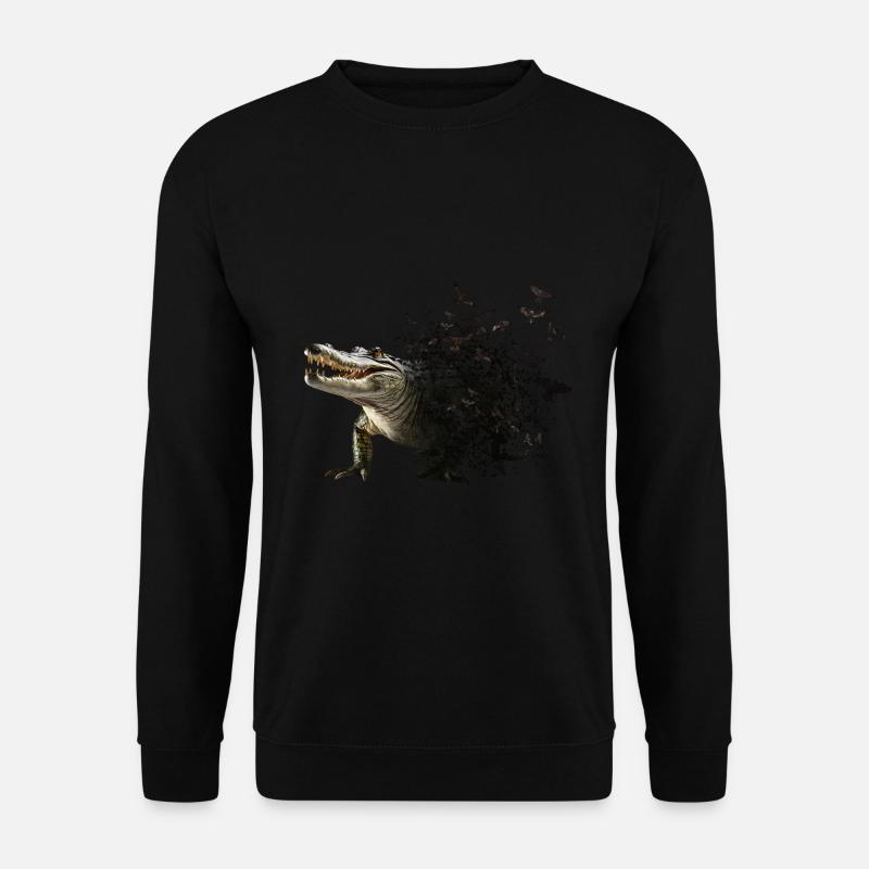Crocodile - Unisex Sweatshirt - black
