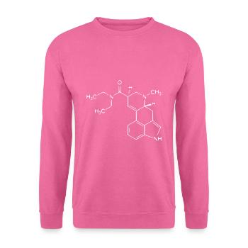 LSD Acid Albert Hoffman Halluzinogen Psychedelika - Unisex Pullover - Pink - Vorne