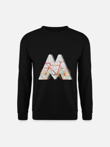 bicycle e 249 m - Unisex Sweatshirt - black
