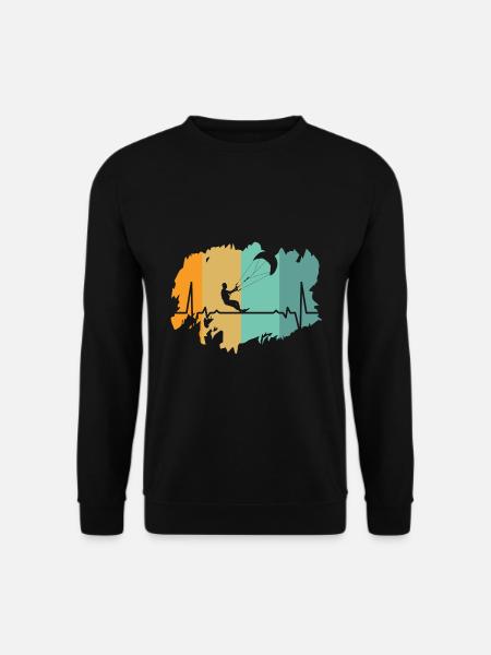 Kitesurfing - Unisex Pullover - Schwarz