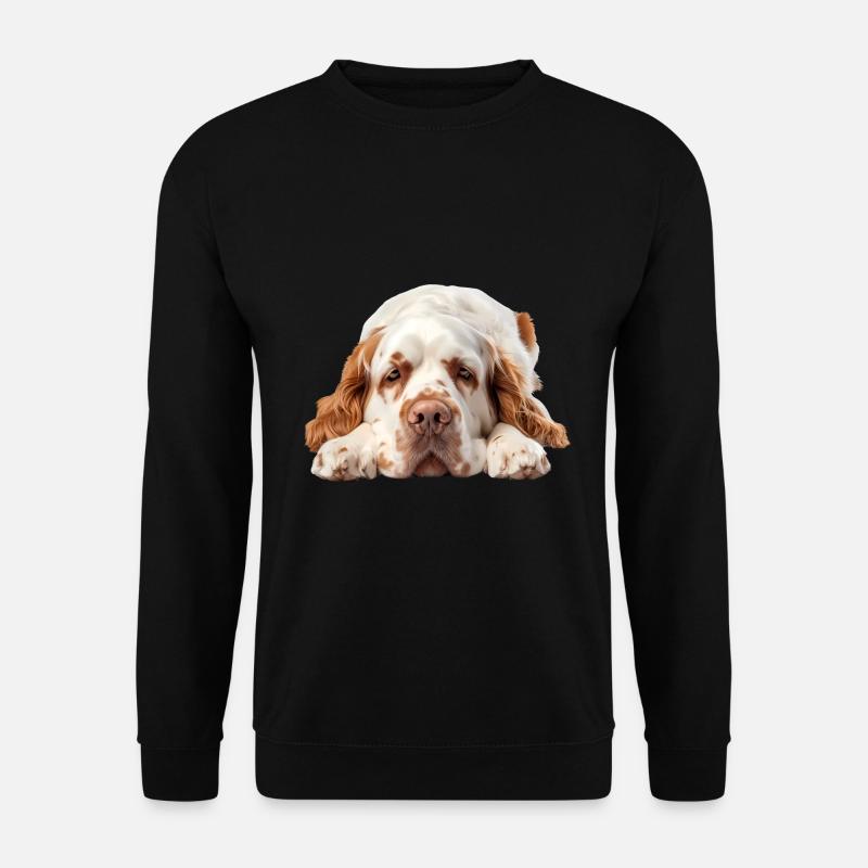 Épagneul Clumber - Sweat-shirt Unisexe - noir