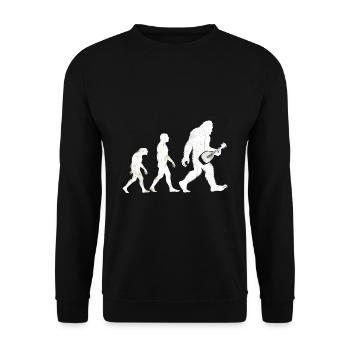 Gift for dulcimer lover - Unisex Sweatshirt - black - Front - Alina (178cm) & Michal (187cm)