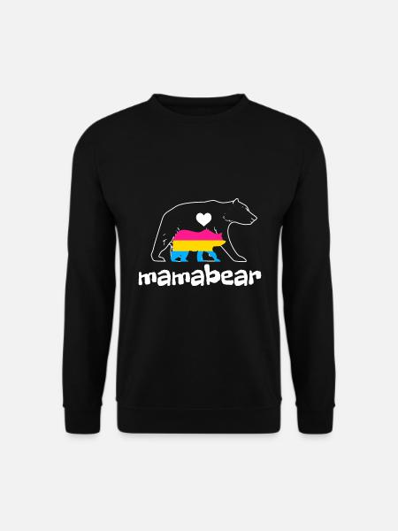 Pansexual Flagge Pride - Unisex Pullover - Schwarz