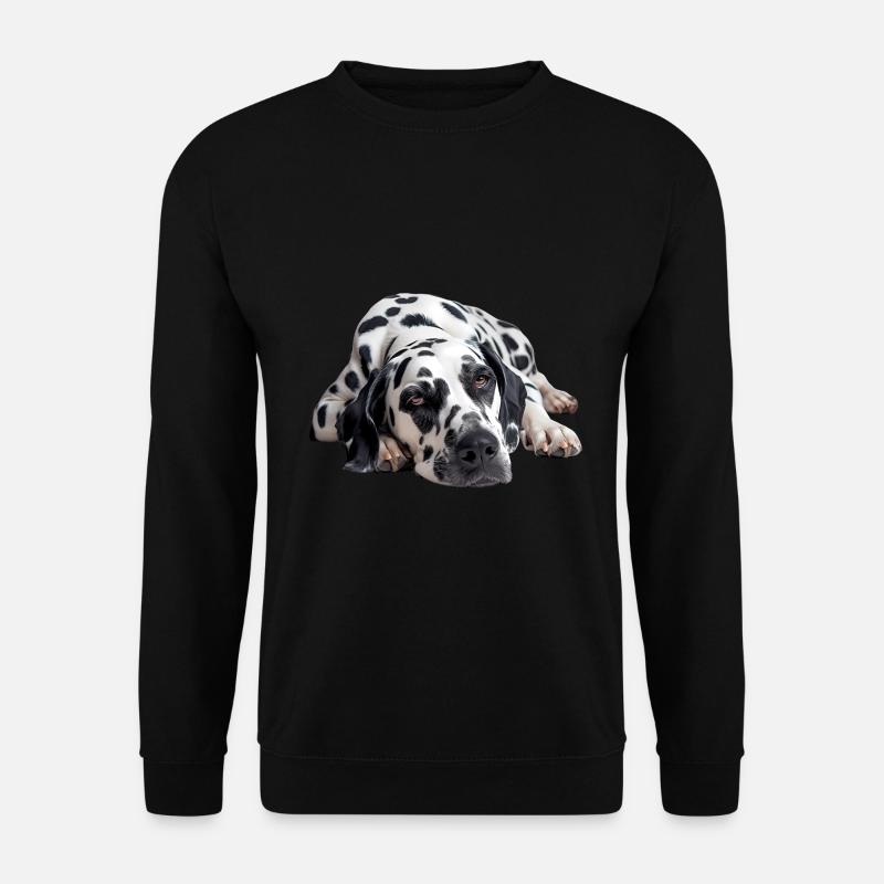 Dalmatian - Unisex Sweatshirt - black