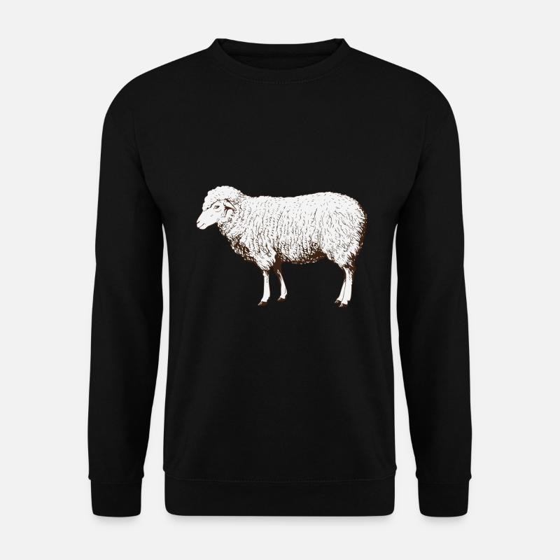 Schaf Schafe Schäfer Bauer Landwirt Herde Geschenk - Unisex Pullover - Schwarz