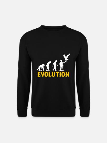 Falconry Ornithology Gift - Unisex Sweatshirt - black