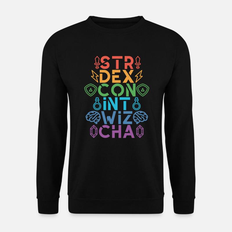 RPG Rollenspiel Fantasy - Unisex Pullover - Schwarz