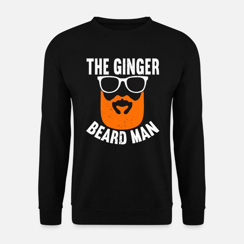 Der Ingwerbartmann Rothaariger Rothaariger Ire - Unisex Pullover - Schwarz