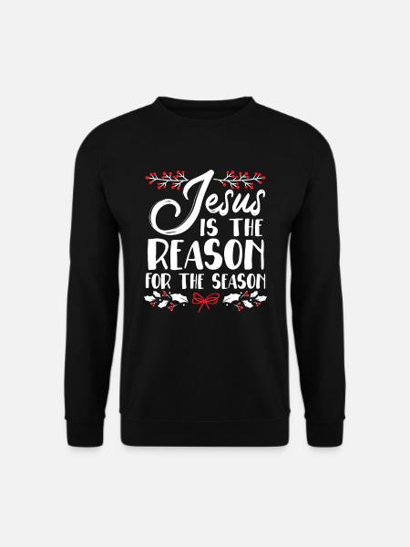 Jesus er grunnen til sesongen juledag - Genser unisex - svart