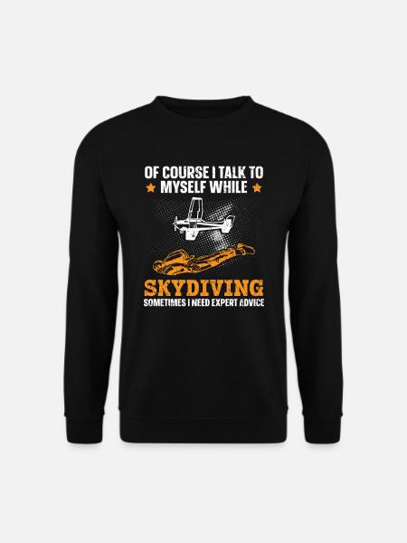 Fallschirmspringen Fallschirmspringer Fallschirmspringer Fallschirmspringer - Unisex Pullover - Schwarz