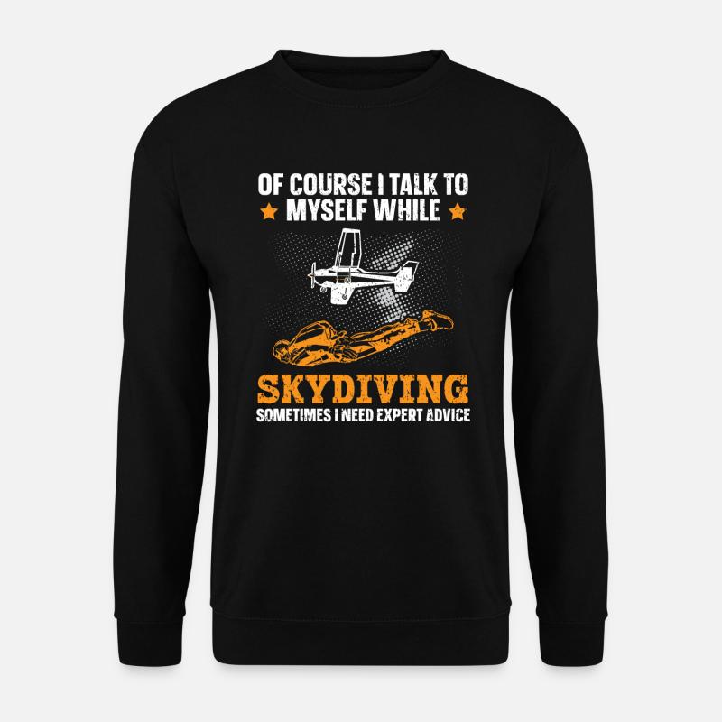 Fallschirmspringen Fallschirmspringer Fallschirmspringer Fallschirmspringer - Unisex Pullover - Schwarz