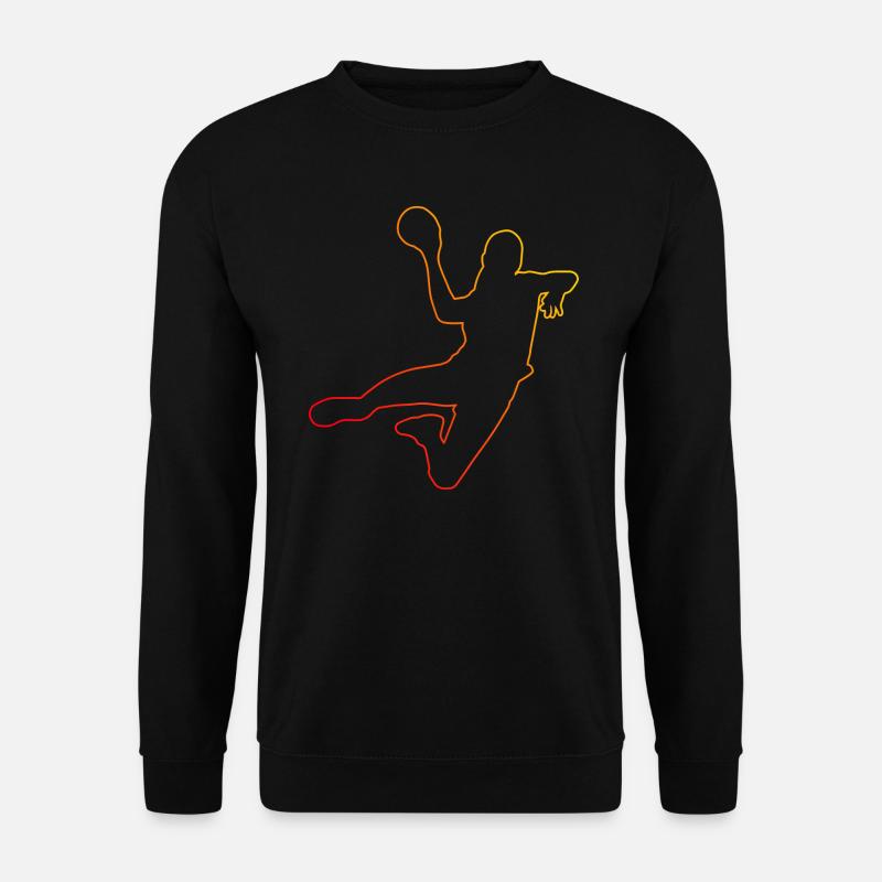 Handballspielen Handball Handballer Herren - Unisex Pullover - Schwarz