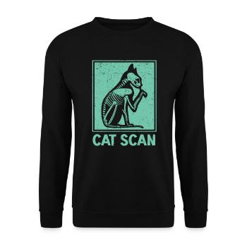 Cat Scan Radiologist Radiologic Technologist - Unisex Sweatshirt - black - Front - Alina (178cm) & Michal (187cm)