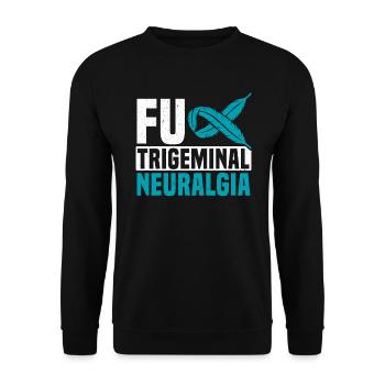Névralgie du trijumeau Conscience Trouble de la douleur nerveuse - Sweat-shirt Unisexe - noir - Devant - Alina (178cm) & Michal (187cm)