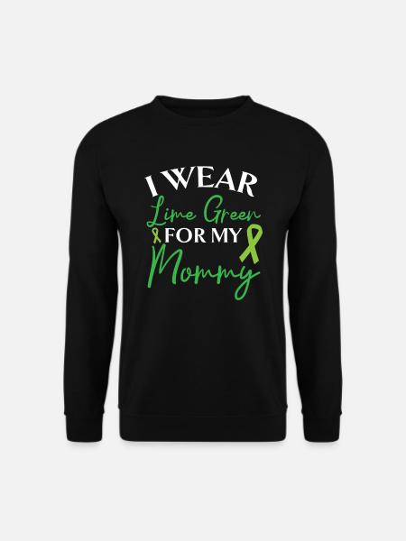 Ich trage Limettengrün für mein Mama-Non-Hodgkin-Lymphom - Unisex Pullover - Schwarz