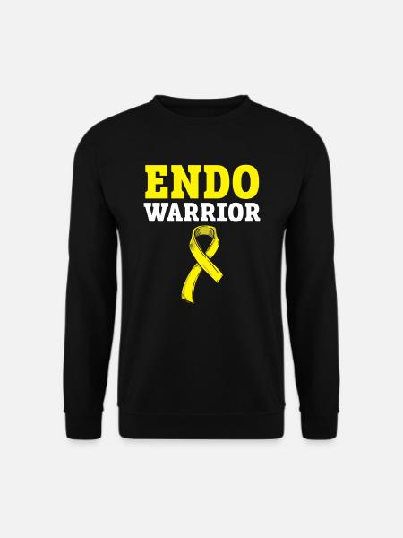 Endo Warrior Endometriose Bewusstseinskrankheit - Unisex Pullover - Schwarz