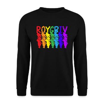 Roygbiv Art Teacher Artist Painter Painting - Unisex Sweatshirt - black - Front - Alina (178cm) & Michal (187cm)