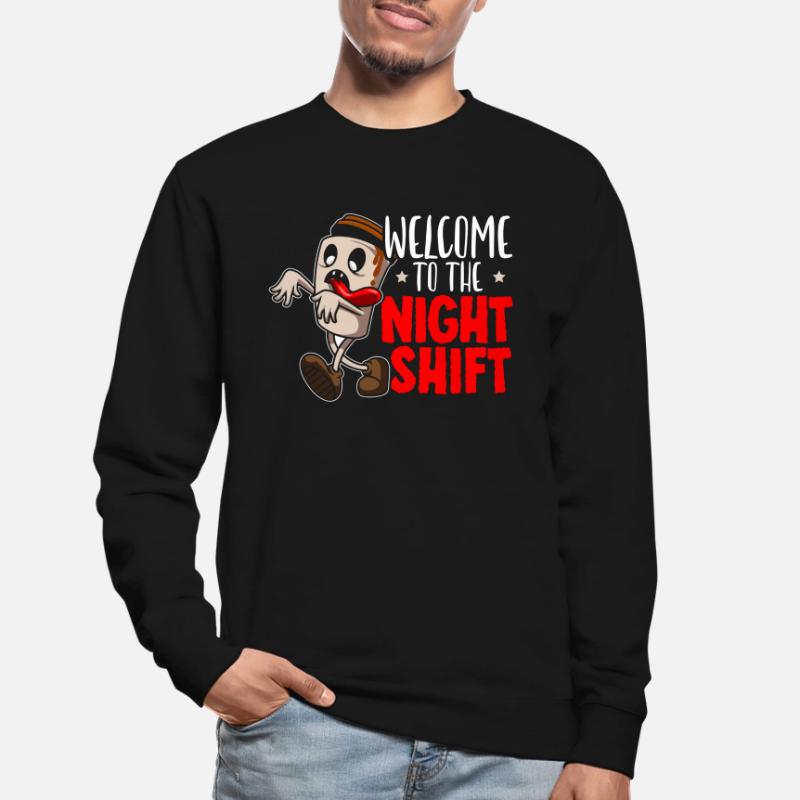 Willkommen bei The Night Shift Graveyard Shift Worker Unisex Pullover