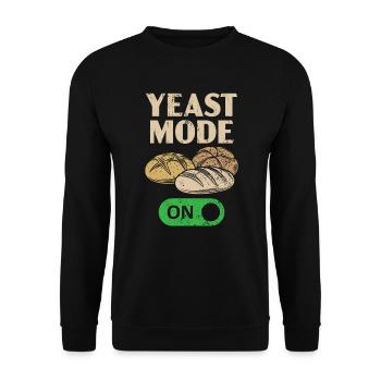 Amateur de boulangerie Boulanger Pâtisserie Boulangerie Boulangerie - Sweat-shirt Unisexe - noir - Devant - Alina (178cm) & Michal (187cm)