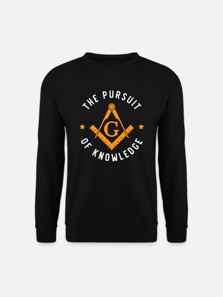Das Streben nach Wissen Freimaurer Brüderlicher Freimaurer - Unisex Pullover - Schwarz